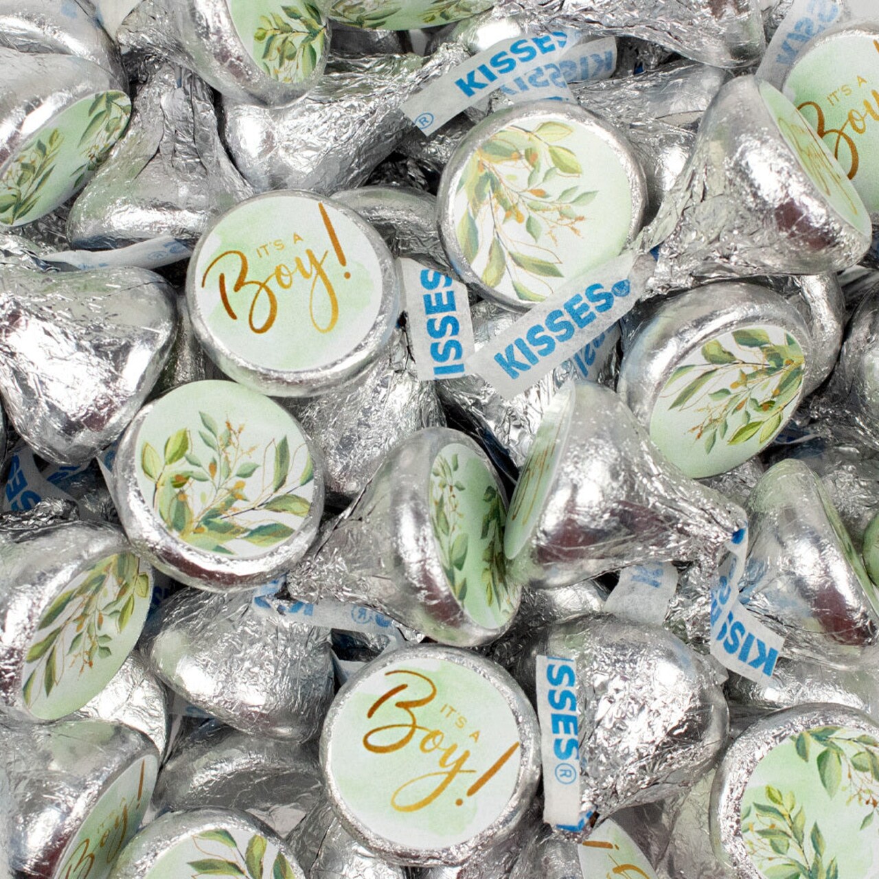 324ct It's a Boy Baby Shower Stickers for Hershey's Kisses Party Favors, Party Supplies - DIY - Candy Not Included - By Just Candy